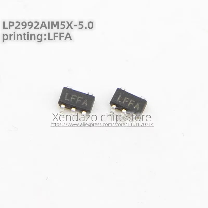 10pcs/lot LP2992AIM5X-5.0 LP2992AIM5X SOT23-5 package Silk screen printing LFFA Voltage stabilizing chip