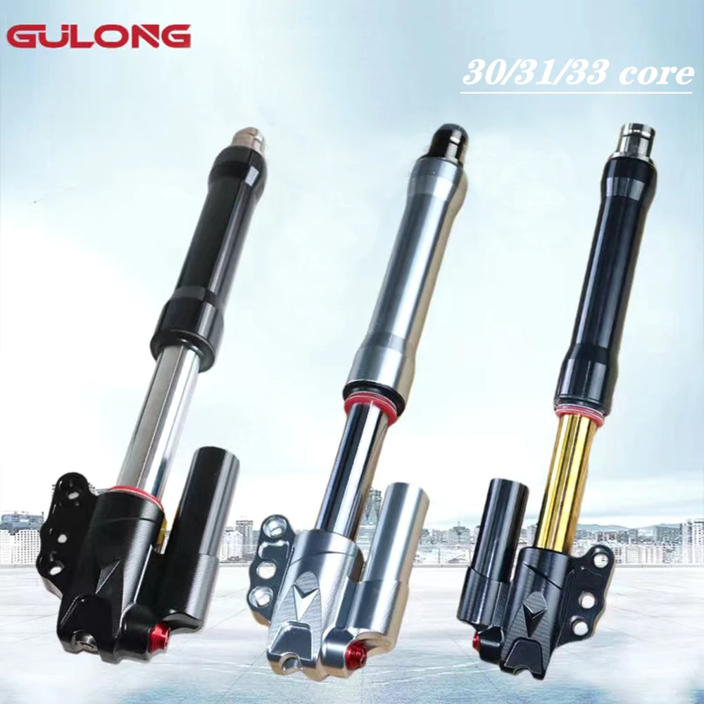 Universal 30/31/33core 380/400mmMotorcycle Invert Front Shock Absorber For Yamaha Scooter Cygnus-X RSZ FORCE Niu N1S U+B Ninebot