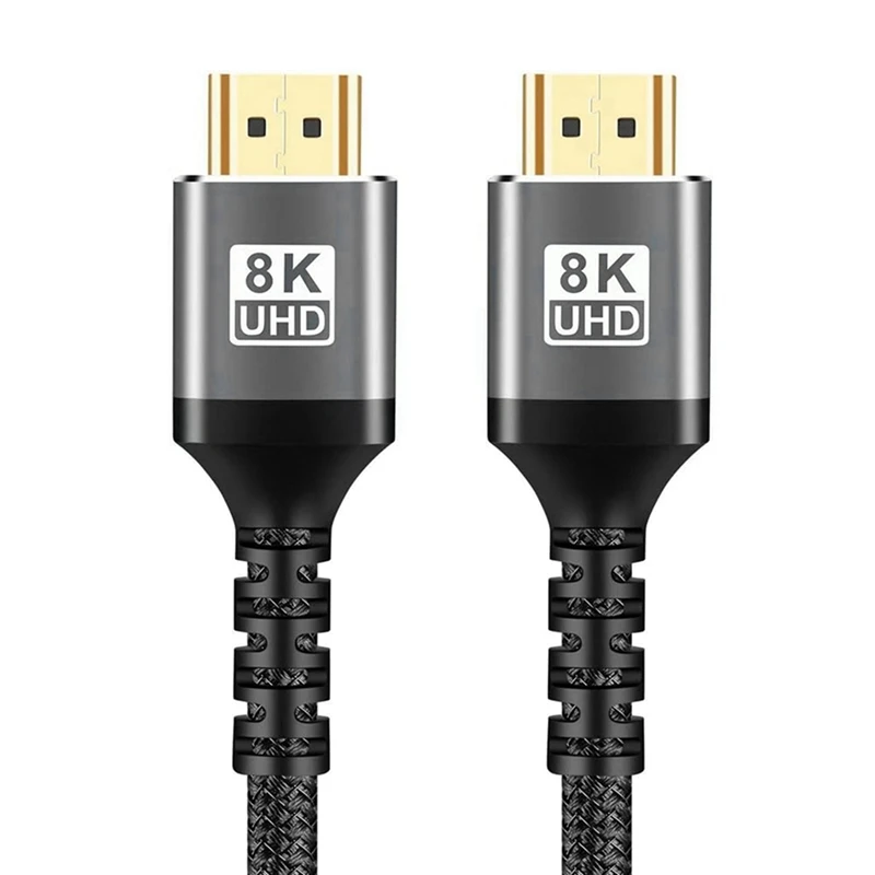 Ultra HD Cable Multi-Function  HDTV 8K-Compatible 2.1 48Gbps For TV & Computer Monitor 1.5M Easy To Use