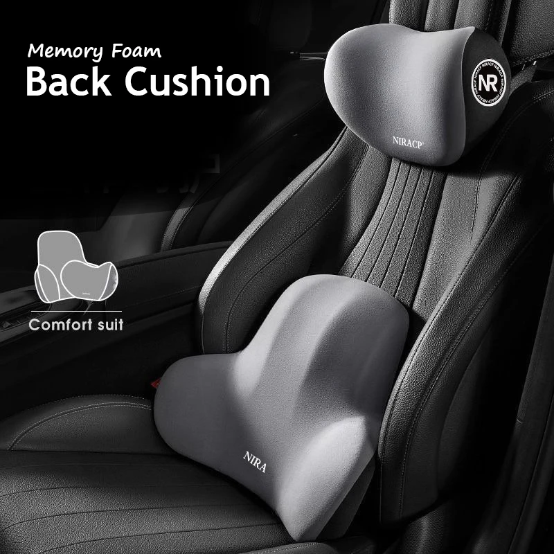 

Multi-Functional Memory Foam Back Cushion Postpartum Waist Support Office Pain Relief Neck Pillow Car Headrest Backrest Cushion
