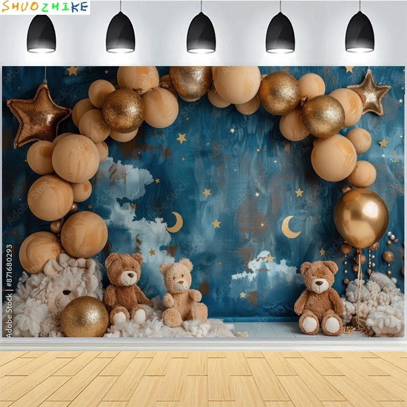 デジタル写真の背景,写真スタジオの背景,小道具,鮮やかな風船,虹,雲,人魚,子供,赤ちゃん,誕生日,AO-10