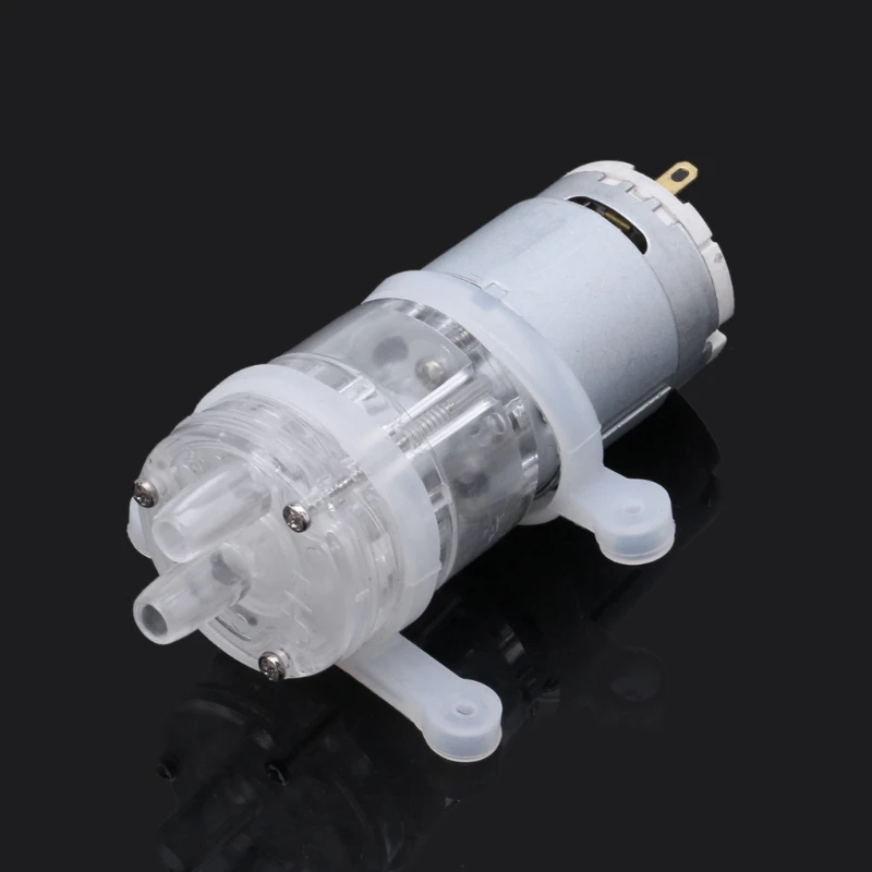Micro Self-priming Water Pump DC12V Mini Silent Diaphragm Pump Aquarium Water Pumping Tool High Temperature Resistance