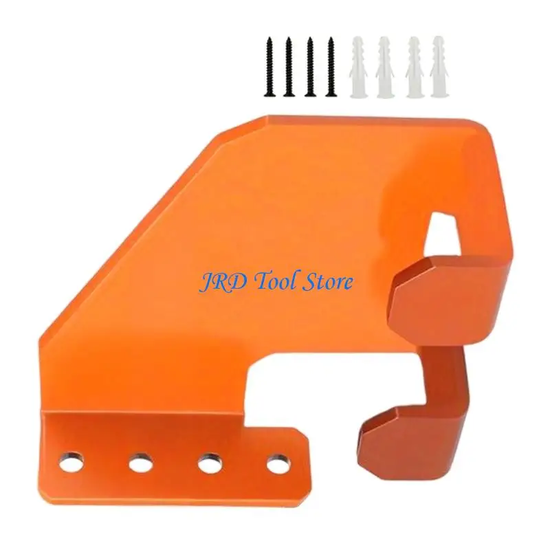 A2UD Garage Storage Chainsaw Stand Efficient Garage Storage Solution Chainsaw Holder Space Saving Solution Easy Installation