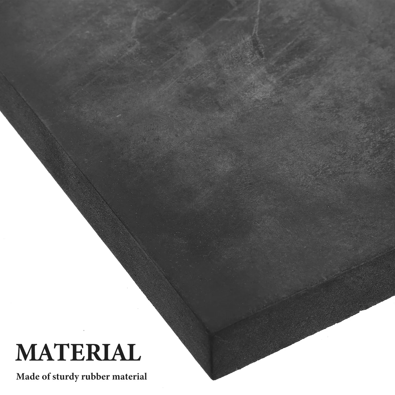 1Sheet Sturdy Rubber Anti Vibration Pad Versatile Square Shock Absorbing Mat for Fitness Equipment Appliances Furniture Leg Feet