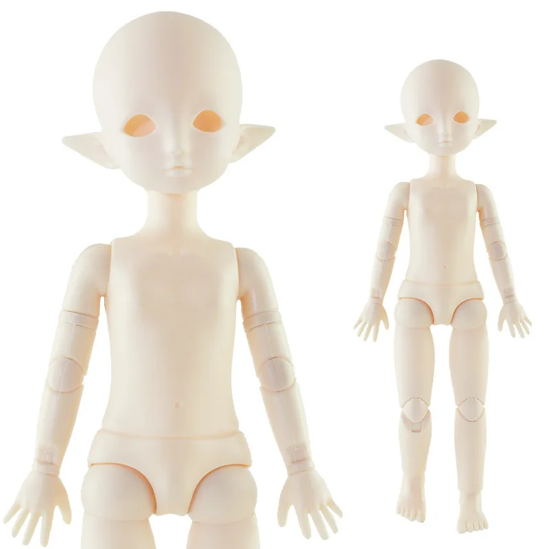 28cm Elf Doll 1/6 Bjd Doll Nude Body Normal Skin Diy Toys for Children Girls Gift