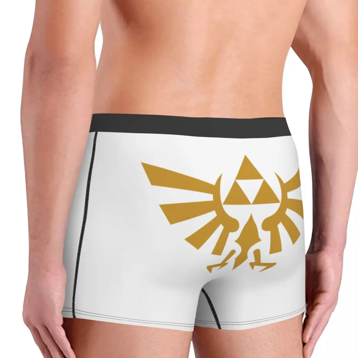 Benutzerdefinierte Hot Play Game Zeldas Legend Boxershorts für Herren, 3D-gedruckte Unterwäsche, Höschen, Slips, atmungsaktive Unterhose