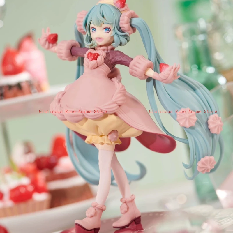 

В наличии аниме 2D Хацунэ Мику клубника шоколадная экшн-кукла модель коллекция подарок кукла украшение персонажа студия орнамент