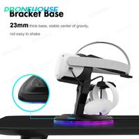 AMVR Universal Headband Charging Dock For Quest 3S/VisionPro Headset Tabletop Stand for Quest 3/3S/Pico 4/PiMAX VR Accessories