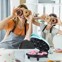 Dash Mini Donut Maker Machine Makes 7 Doughnuts 700W Double-sided Heating Non-stick Coating Electric Donut Maker Machine 4