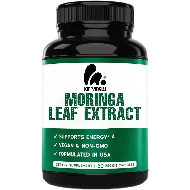 

Organic Moringa Capsules 40000mg - Energy, Skin, and Gut Health Support 60 Vegetarian Capsules
