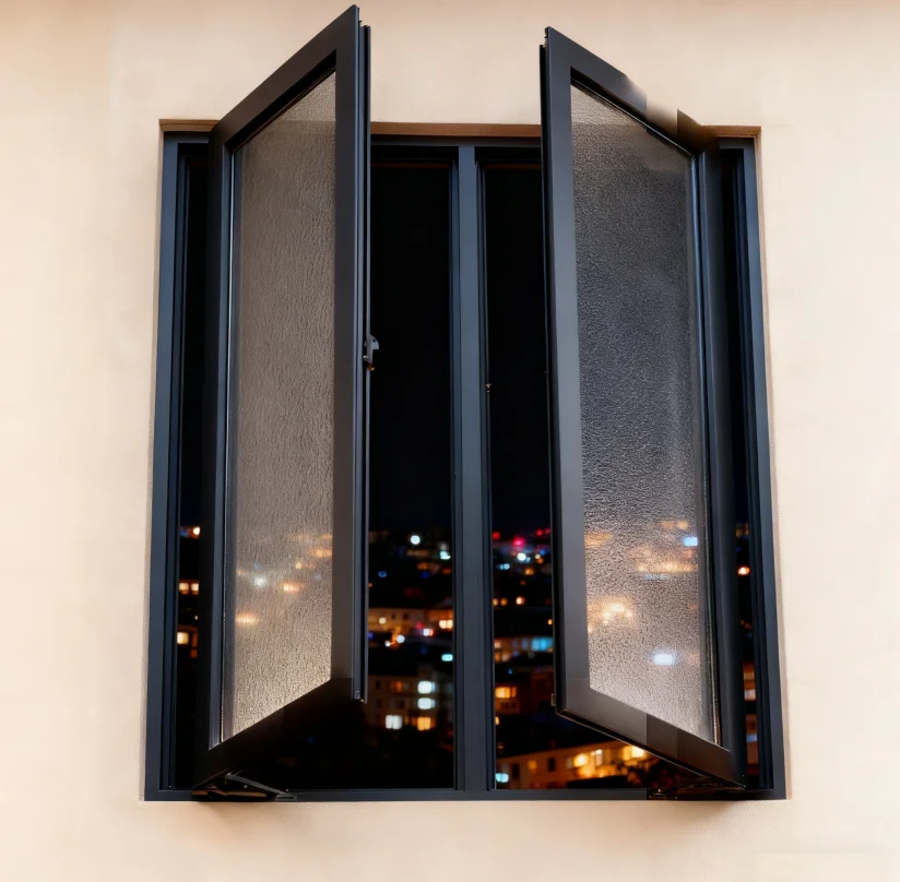 

Customization European-style Modern Aluminum Casement Window Tilt-and-turn Window Hurricane-resistant Impact Wooden Shutters