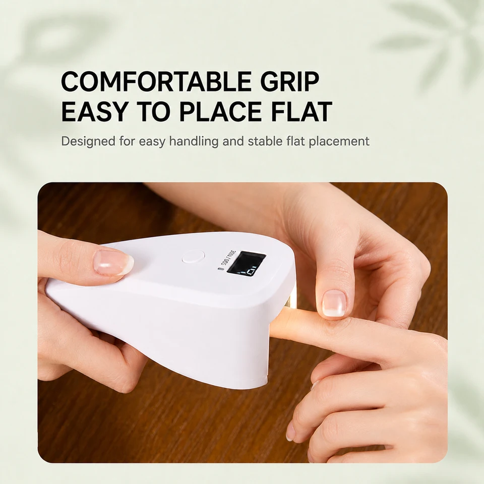 Lámpara UV LED portátil de mano para uñas, inalámbrica y recargable, herramienta de arte de uñas de 15W con curado rápido para salón de uñas 6