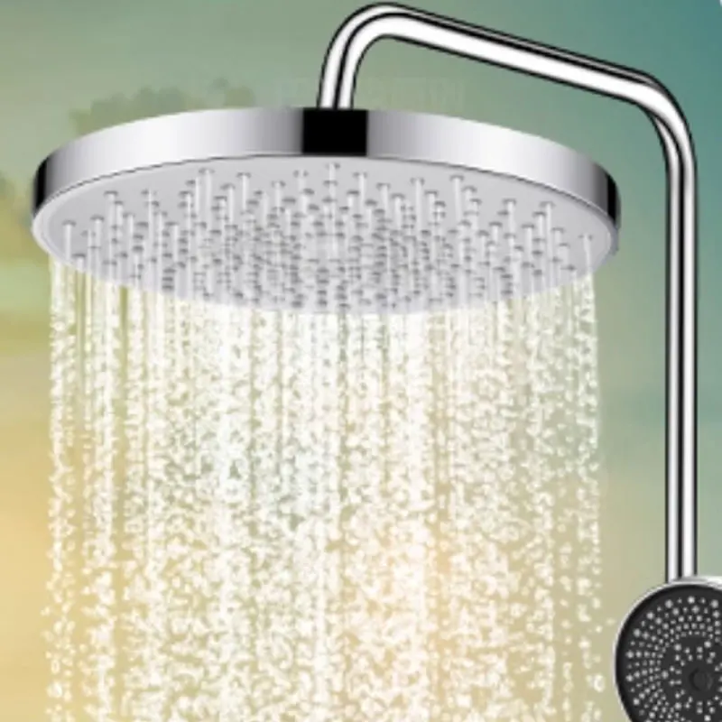 

For Home Bathing and Showering Pressurized Showerhead Rain Shower Head with Large Top Panel Single-head Pressurized Rain Shower
