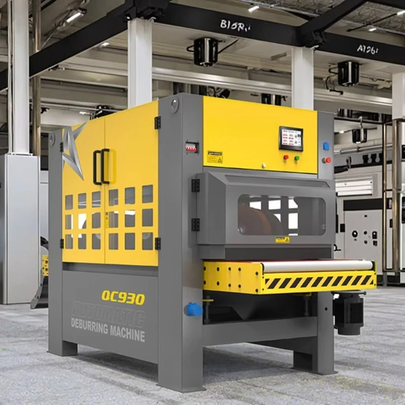 

QC930 Stainless Steel Polishing Machine 8 Grinding Brushes Deburing Machine Edge Rounding Chamfering Machine