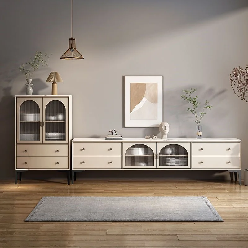 

Итальянский минималистичный журнальный столик, комбинированный шкаф, высококачественная краска из шифера, маленькая квартира, гостиная