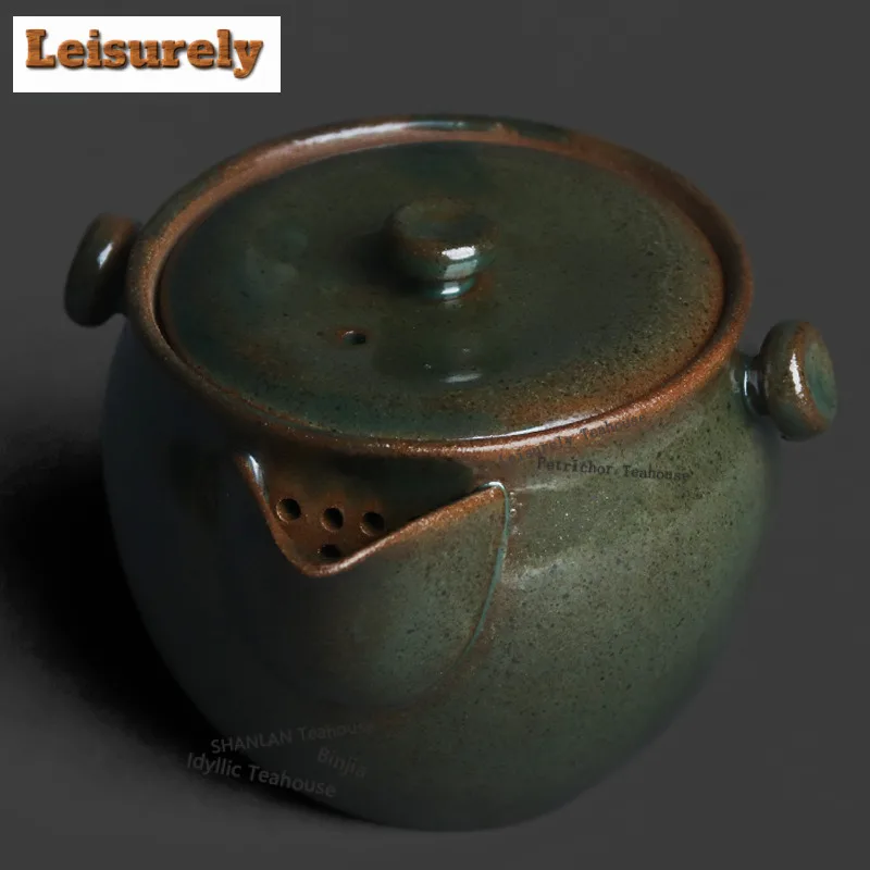 

200 мл Чайная фигурка-статуэтка из селадона с эффектом обжига, креативная изысканная миниатюра, подарок