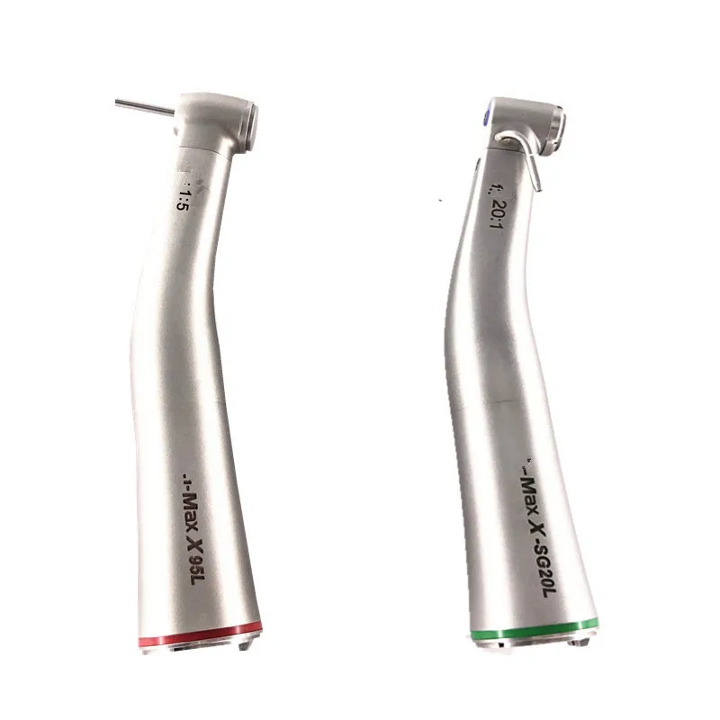 1pcs Dental LED Fiber Optic Low Speed Handpiece 1:5/20:1 Dental Handpiece  X95L/X-SG20L