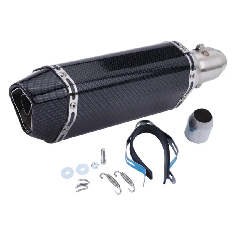 Motorcycle modification Fukui large displacement racing hexagonal universal Huanglong 600 Scorpio exhaust pipe