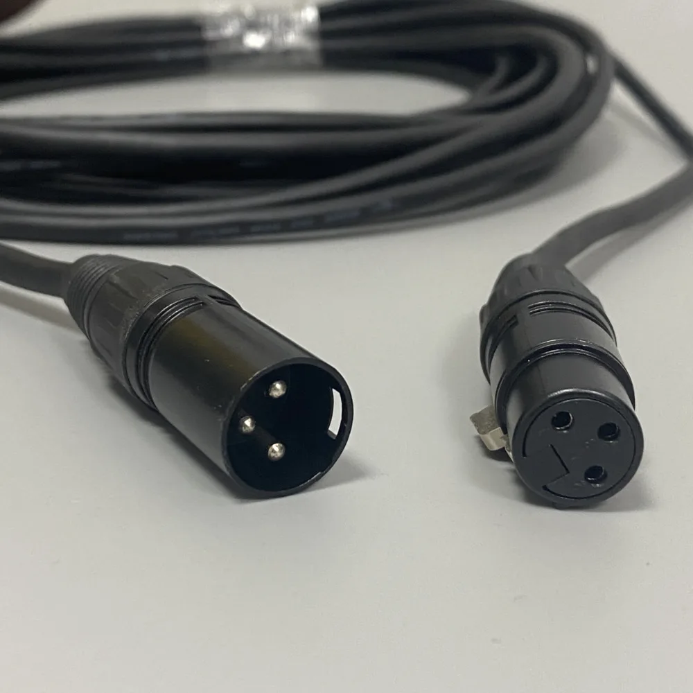 5Meter XLR DMX Cable Metal Connector 3Pin Plug Stage Lighting Effect Dmx 512 Signal Transfer Line For Mobile DJ Disco Audio