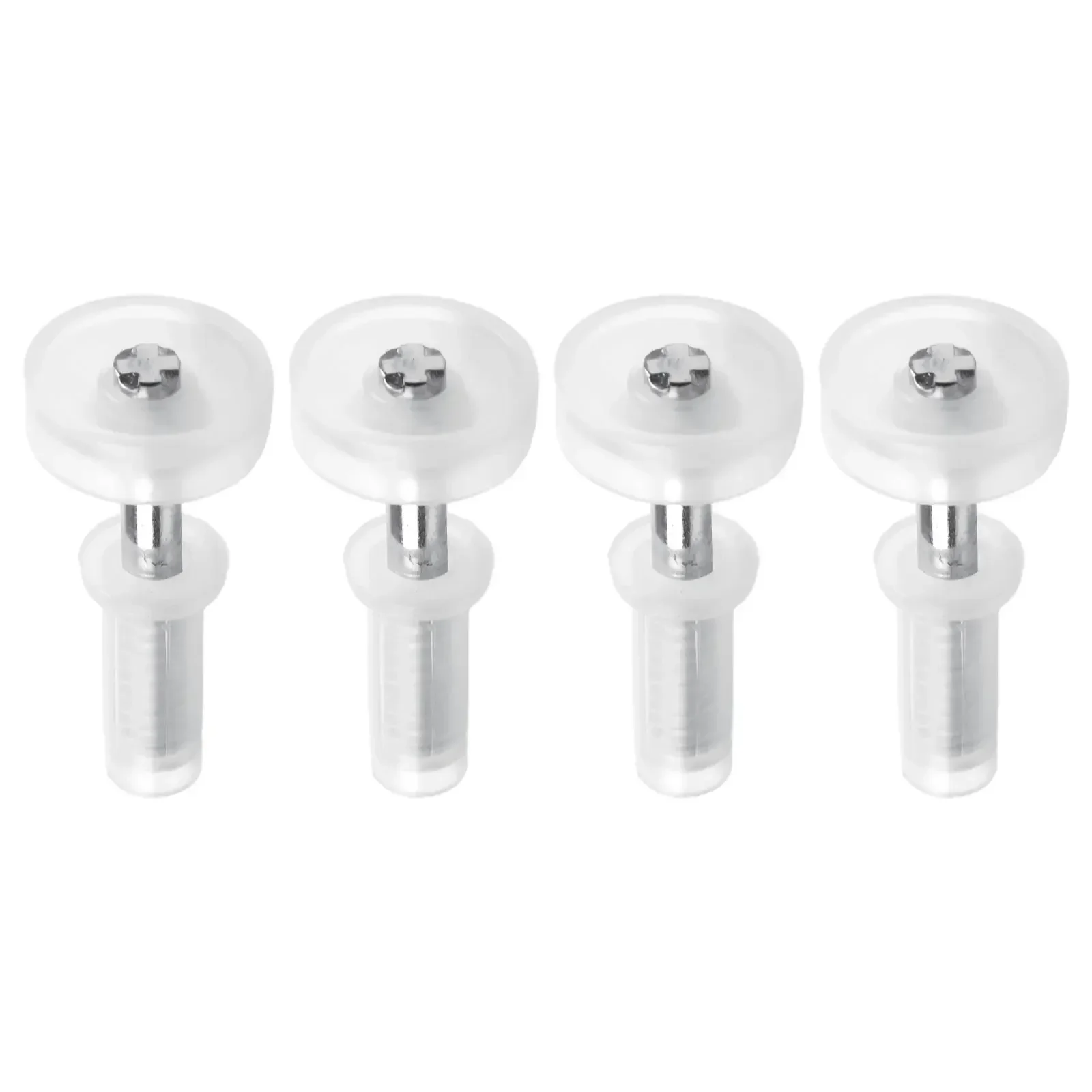 4PCS Bifold Door Top Guide Wheel Set For Cabinet Door Repair Hardware Nylon Metal Plastic Components For Closet Pantry Doors