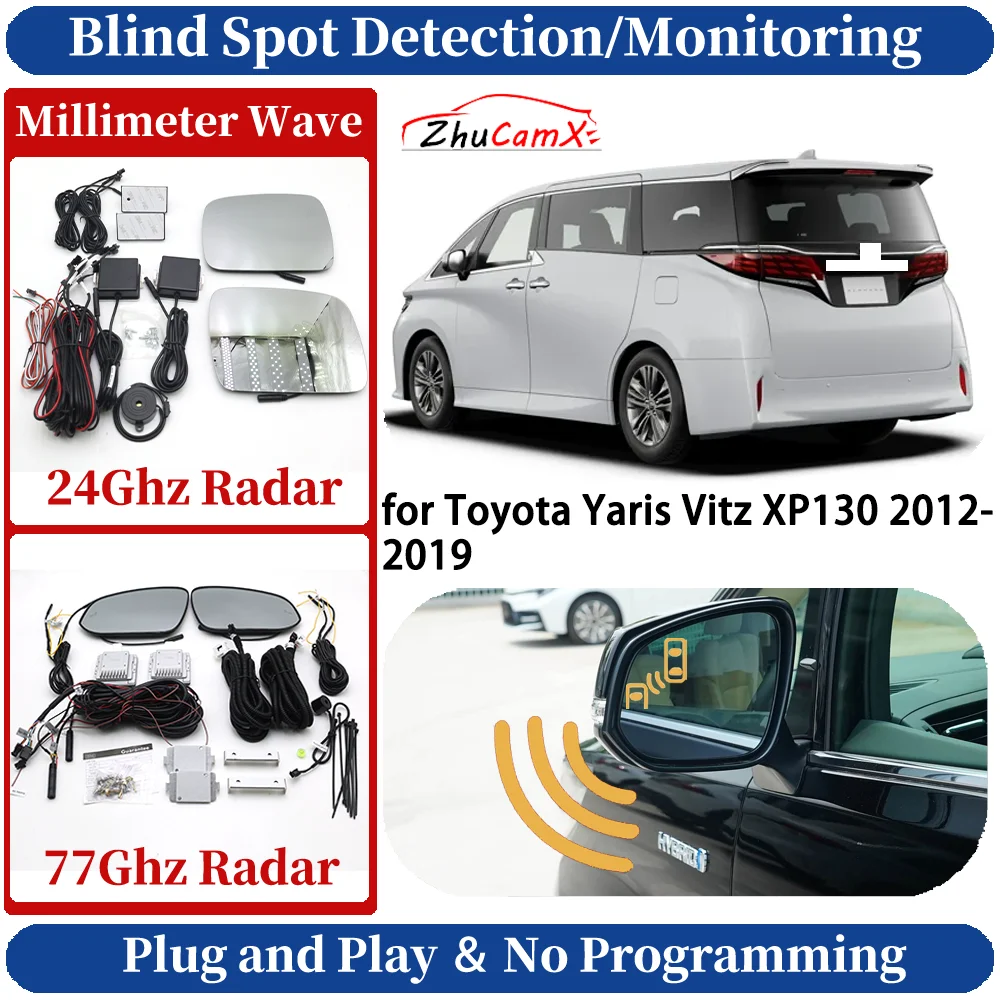 

Blind Spot Monitoring/Detection System for Toyota Alphard Vellfire AH10 AH20 AH30 AH40 2002-2026 Side Lane Change Safe Assist