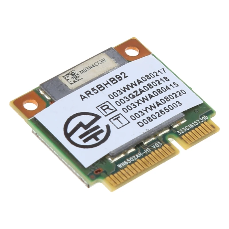 AR5BHB92 300Mbps Dual Band WiFi Card Half Mini PCi-express Wireless WiFi Card for Linux Hackintosh Win10