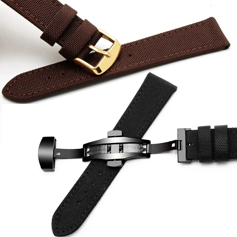 Suitable for Casio Universal Mido Nishitetsu Dimensity Hamilton Centennial Nylon Watch Strap Men's 22