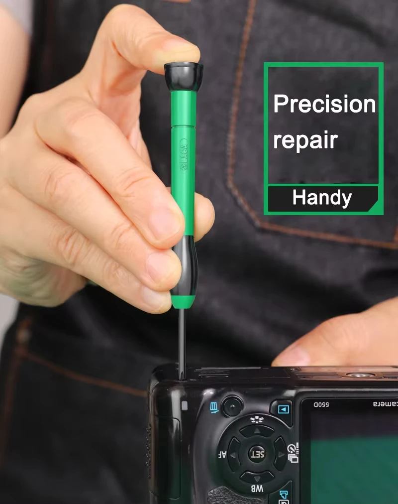 LAOA 6 in 1 Precision Screwdriver Set Slotted Phillips Torx Bits Motorcycle Repair Tools Kit for Watch Electronics Eyeglasses - view 6