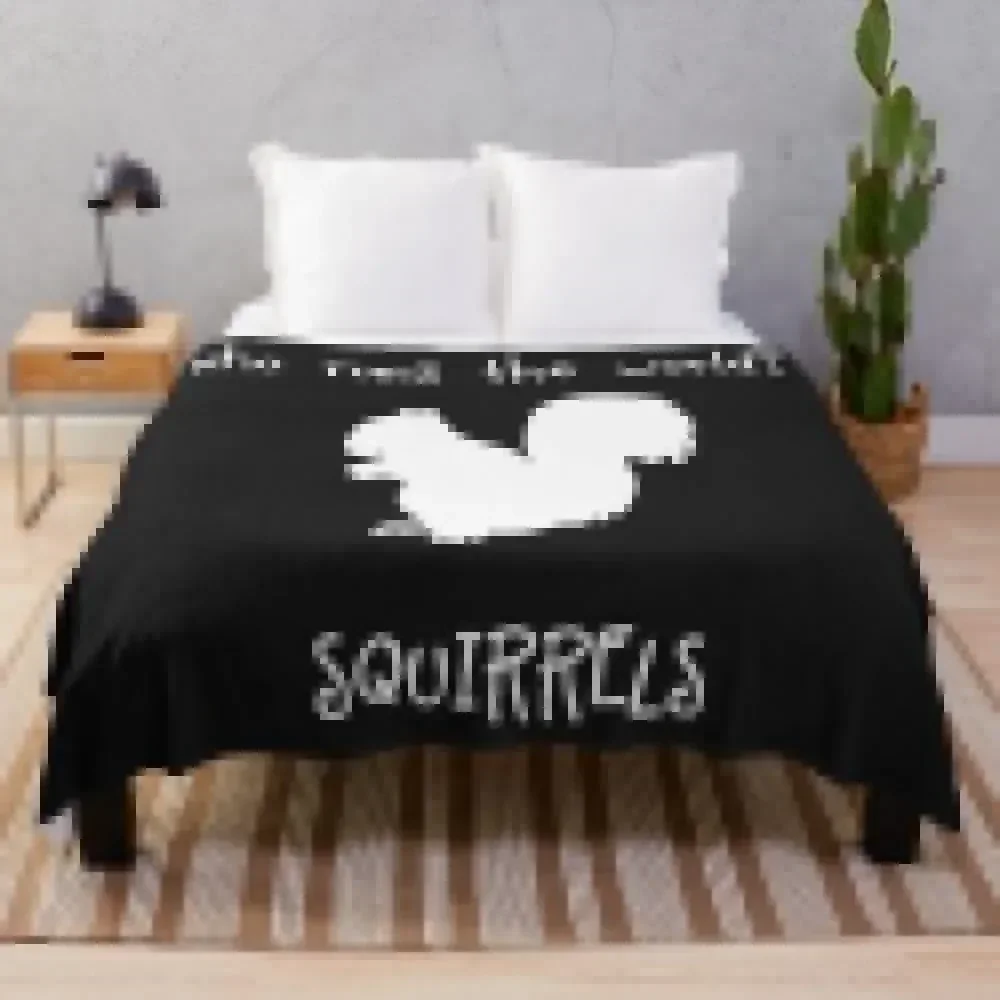

Who runs the world SQUIRRELS Throw Blanket Stylish Couch Blanket for Home Living Room