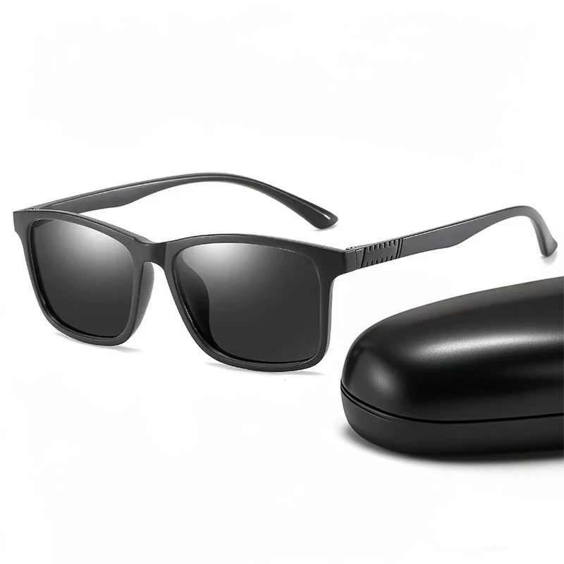 

TR90 Plastic Titanium Square Polarized Sunglasses For Men Women Fashion Vintage Driving Black Polaroid Sun Glasses Eyewear 2025
