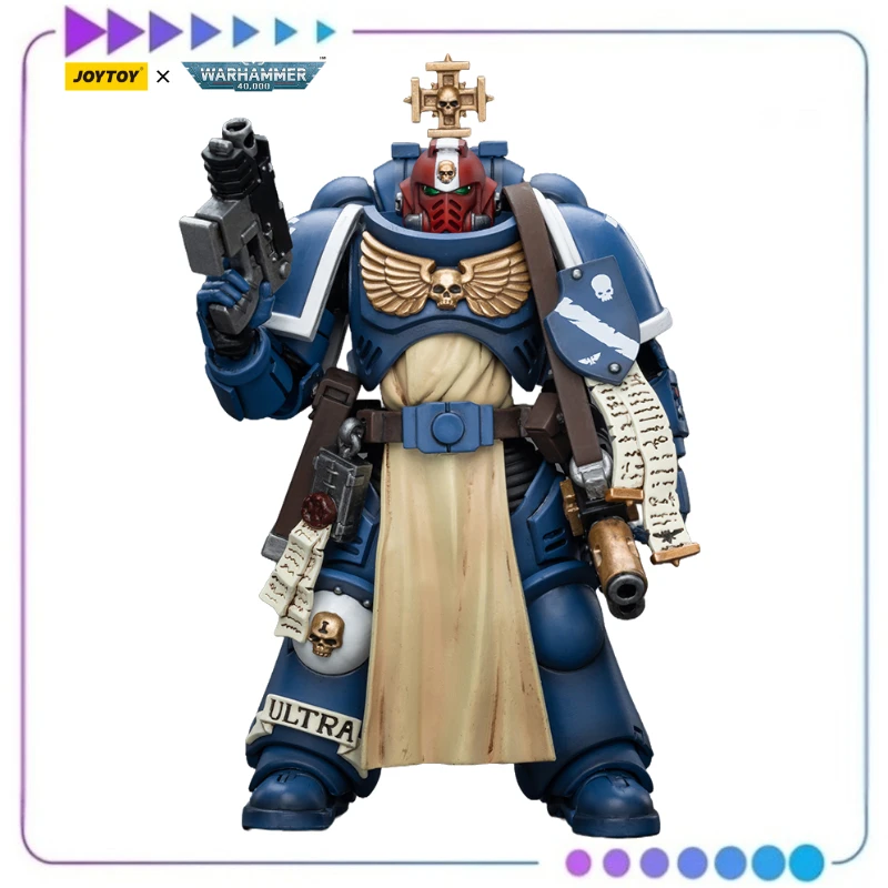 JOYTOY 1/18 Action Figure Warhammer 40K Ultramarines Sternguard Veteraan Sergeant Model Speelgoed
