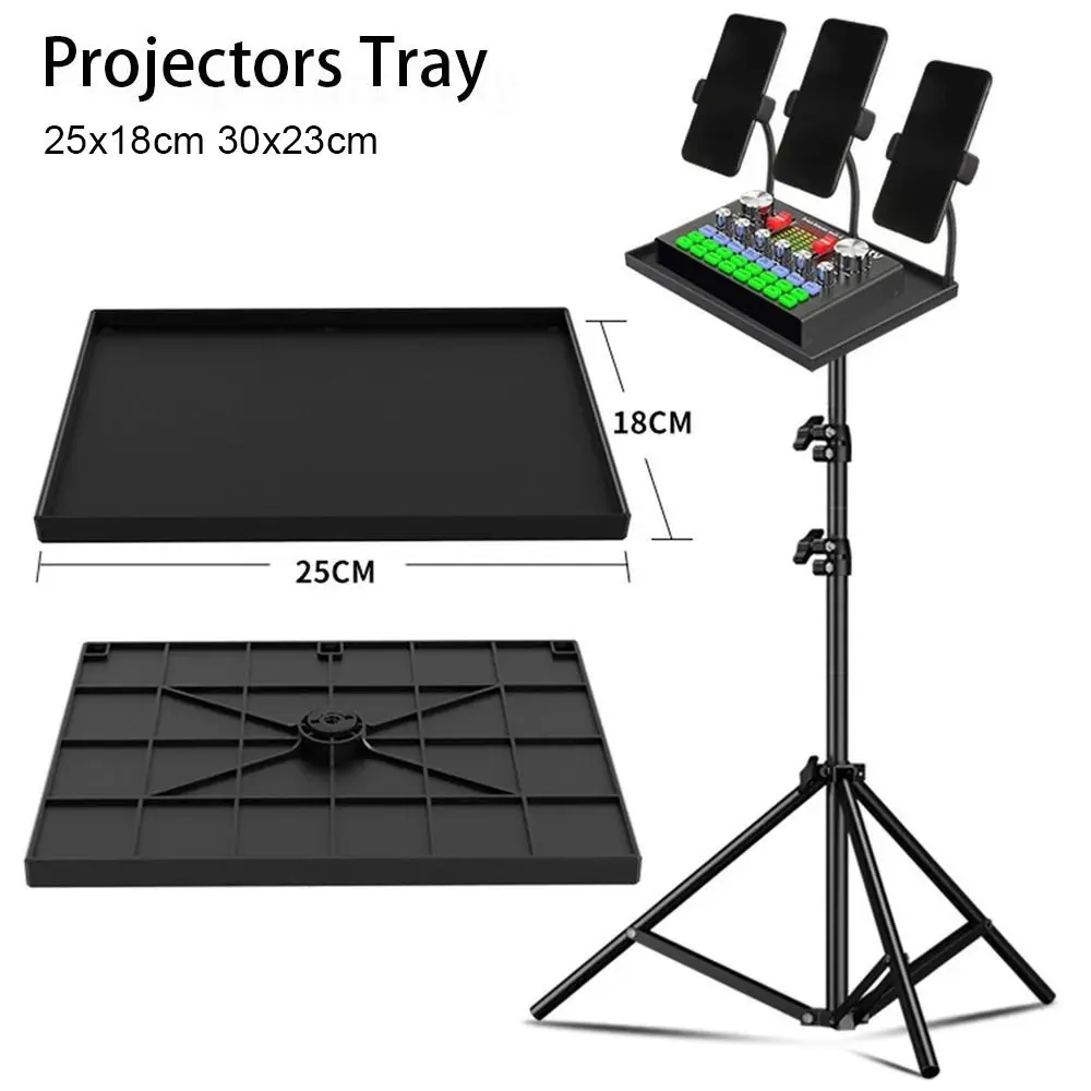 1Pcs Universal 25x18cm 30x23cm Projectors Tray Tripod Stand Sound Card Projectors Tray Platform Holder 1/4inch Screw Thread