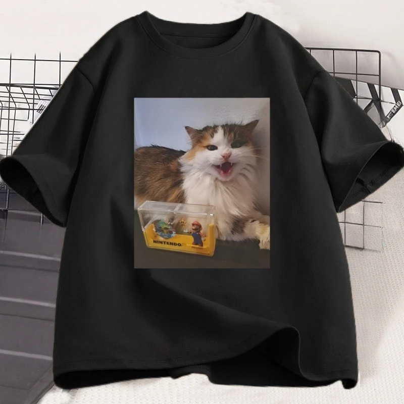 Love Cat Game Cosplay T Shirt for Men Women