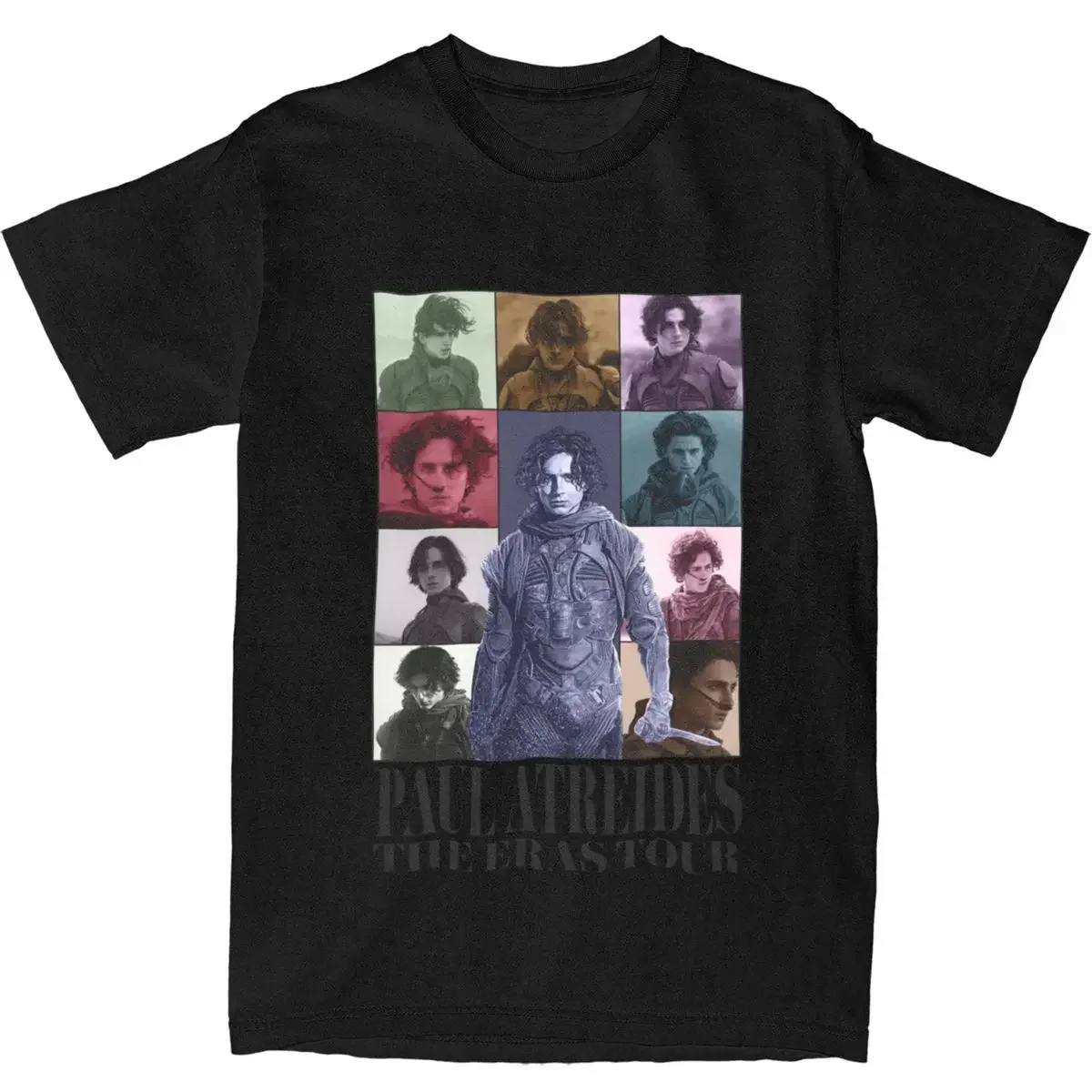 100% Cotton T-shirt Clothes Novelty Tee Shirt Printed Paul Atreides The Eras Tour T Shirts Merch Dune Part 2 Timothee Chalamet