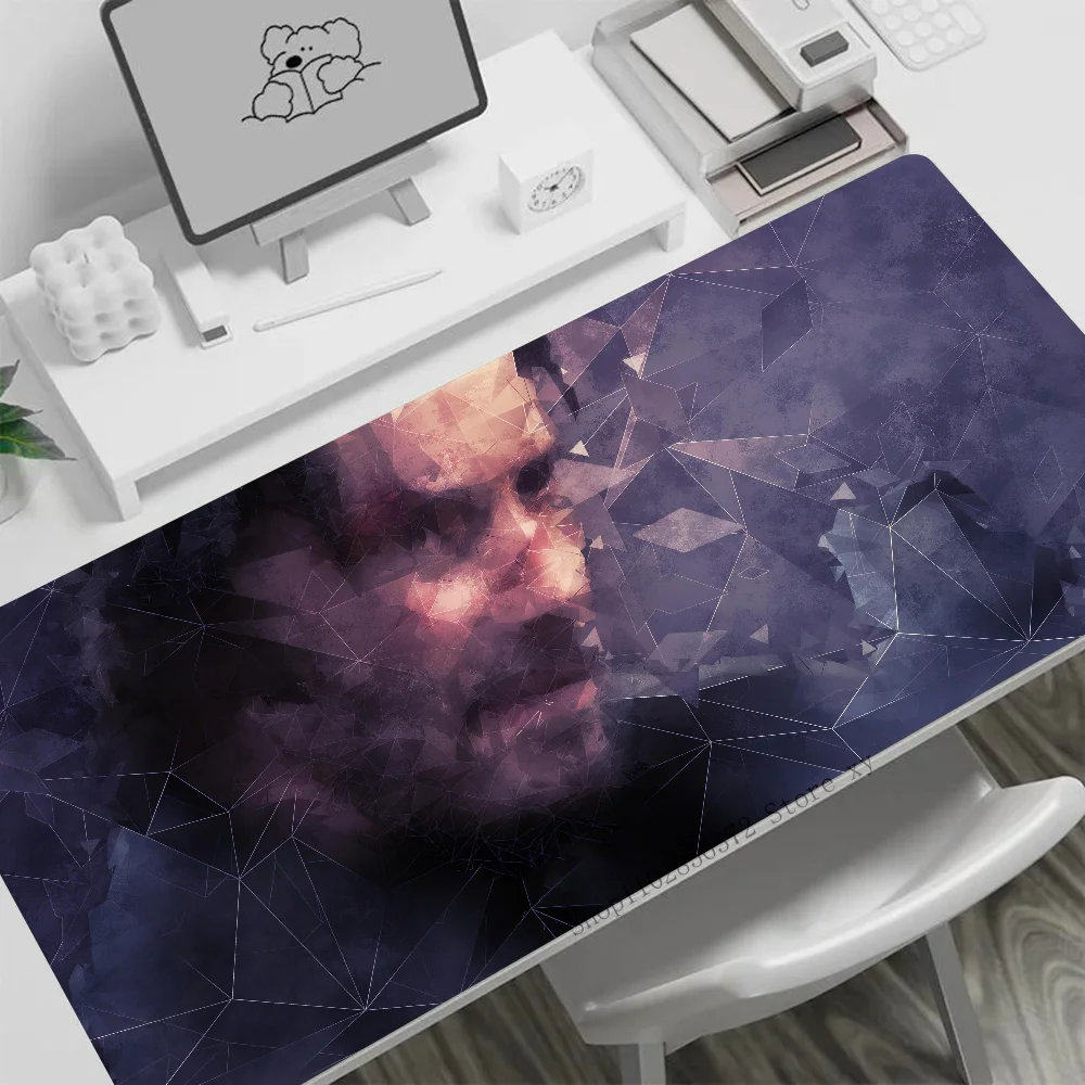 1pc John Wick Non-slip Mouse Pad Suitable For Office Computers Laptops E-sports Game Desk Mats XXL Keyboard