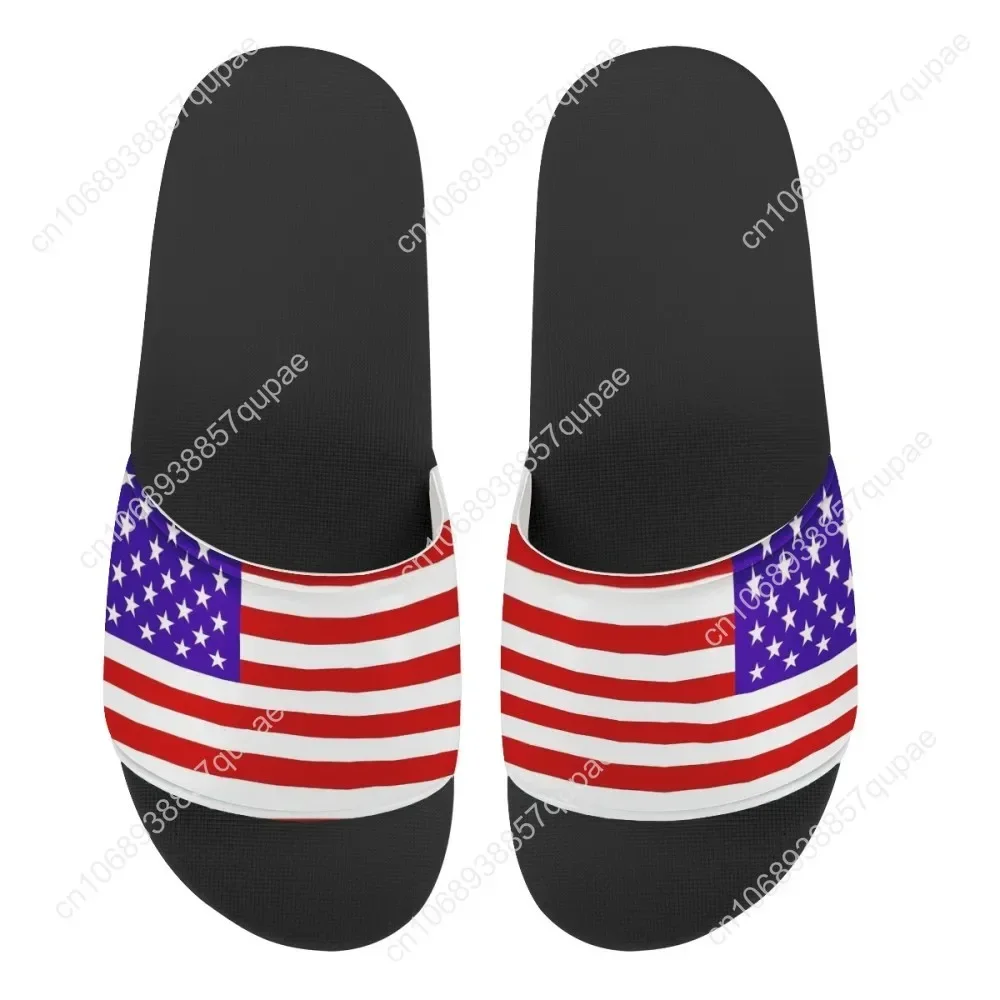 American flag Print Fashion Home Customized Water Shoes Women Men Children Bathroom Beach Pool Sandals That Can Be Worn Outside