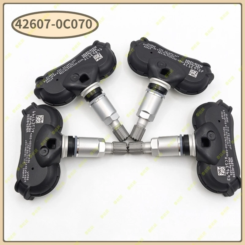 42607-0C070 4PCS For Sienna 2006-2020 Toyota Sequoia 2009-2017 Tundra 2007-2018 TPMS 315MHz Tire Pressure Sensor 42607-0C070