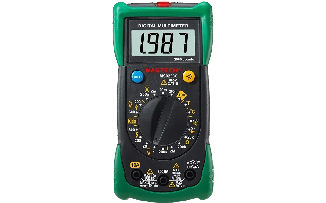 Mastech MS8233A MS8233B MS8233C MS8233D MS8233E Digital Multimeter DMM Meter AC/DC Voltage Current Ohm Meter With Temperature