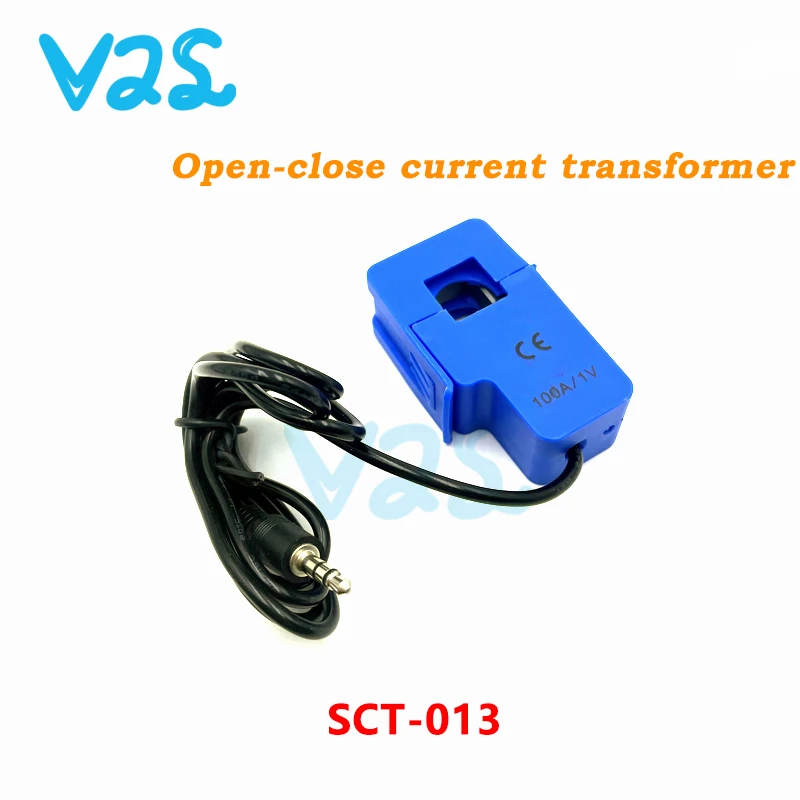 SCT-013 10A 20A 30A 50A 100A Open-Close Current Transformer SCT013 Non-invasive AC Current Sensor Split Core Current Transformer