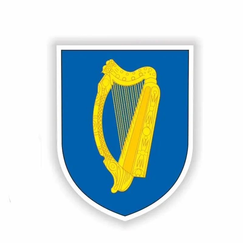 Personality Ireland Coat Of Arms Car Sticker Whole Body Bike Decal