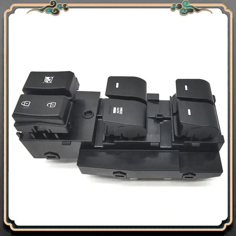 

M45K-New Driver Door Power Window Switch Black Window Control Switch ABS Window Control Switch For Hyundai Elantra 17-20 93570-F