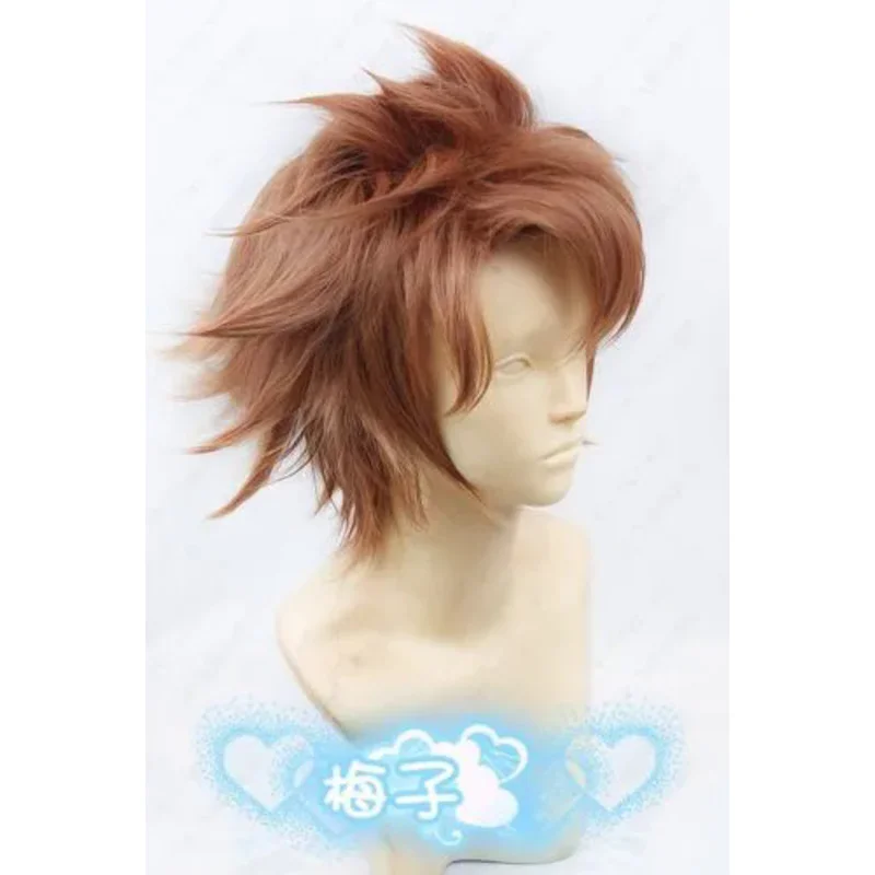 42 PSYCHO-PASS Kagari Shusei Short Brown Cosplay Party Wig