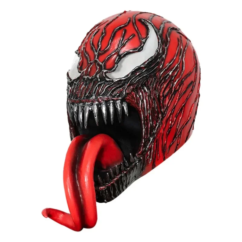 AA 2025 New Snailify Venom 2 : Let There Be Adult Carnage Helmet Men Scary Halloween Latex Mask QEQ89