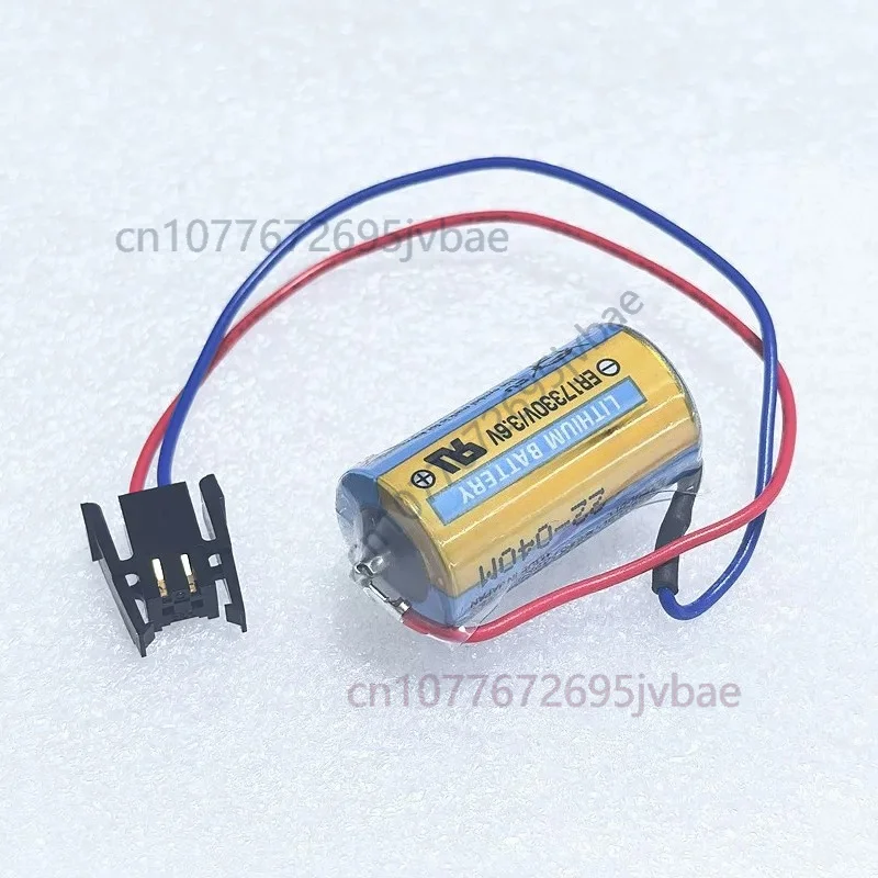 For Mitsubishi ER17330V/3.6V A6BAT MR-BAT PLC Servo Driver MRBAT Industrial Control Lithium Battery