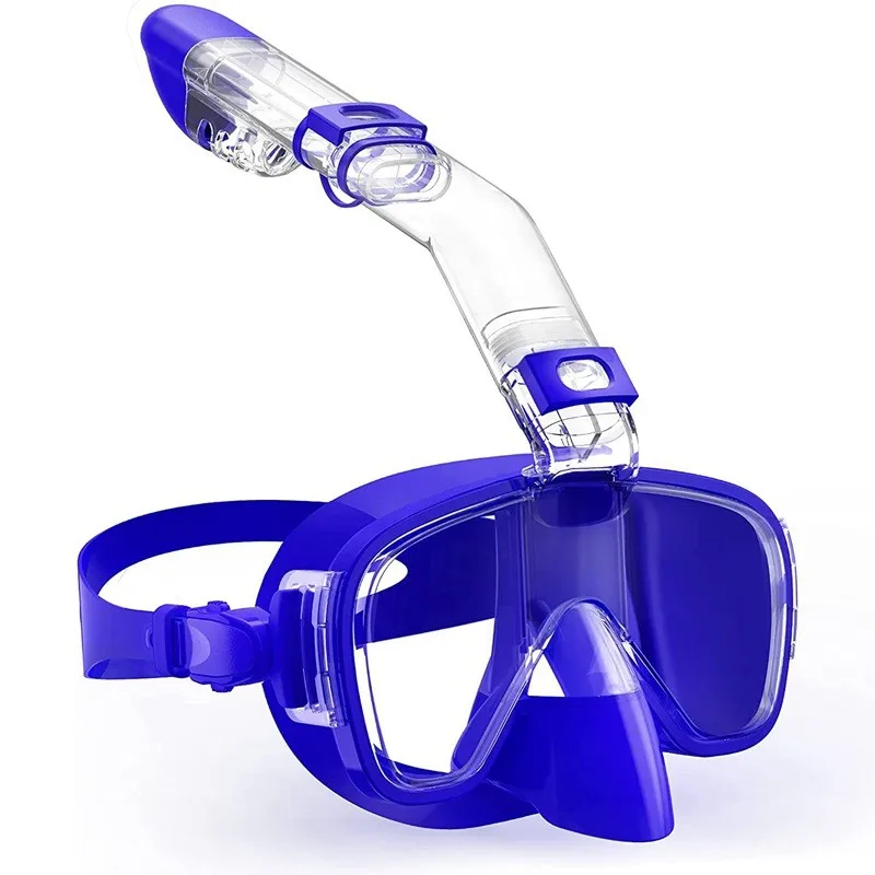 

Big View Snorkel Mask Anti-Fog Anti-Leak Snorkeling Mask with Camera Mount Diving Mask for Adults and Young