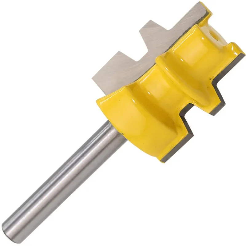 1PC 1/4" 6.35MM Shank Milling Cutter Wood Carving Glue Joint Router Bit Medium Reversible Woodworking Cutter Tenon Cutter Tools