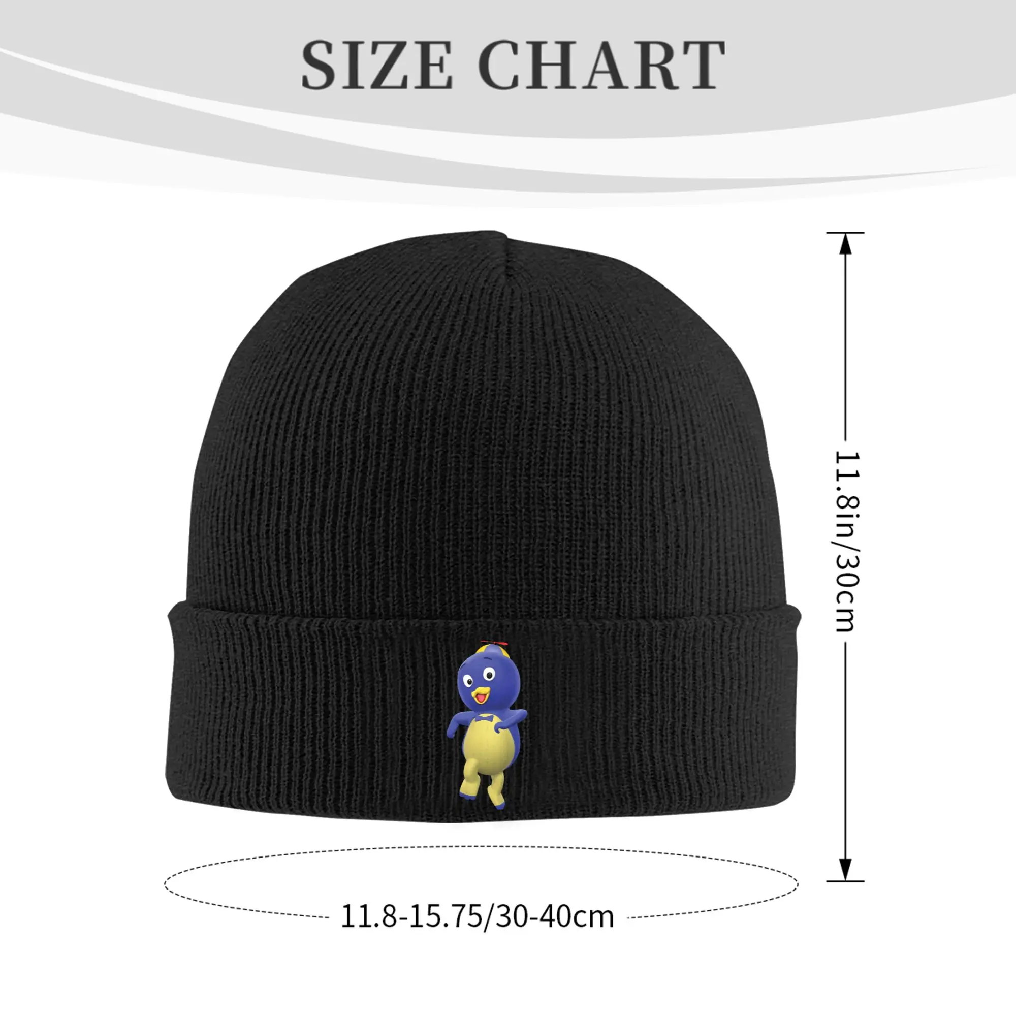 Pablo Backyardigans Knitted Hat Women's Men's Beanies Winter Hats Acrylic  Crochet Melon Cap