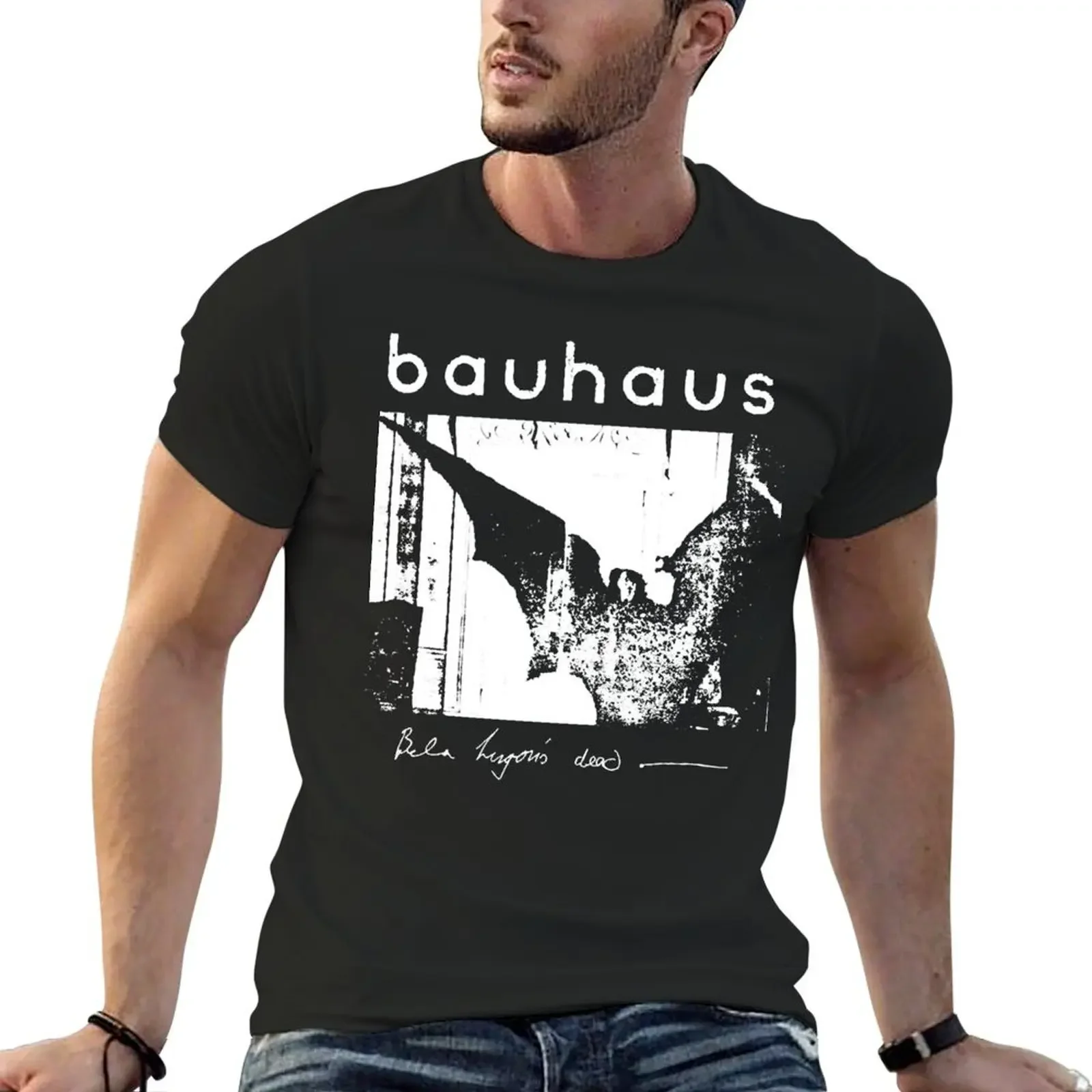 

Bauhaus - Bat Wings - Bela Lugosi&x27;s Dead Essential T-Shirt summer top oversized graphic tee plain white t shirts men