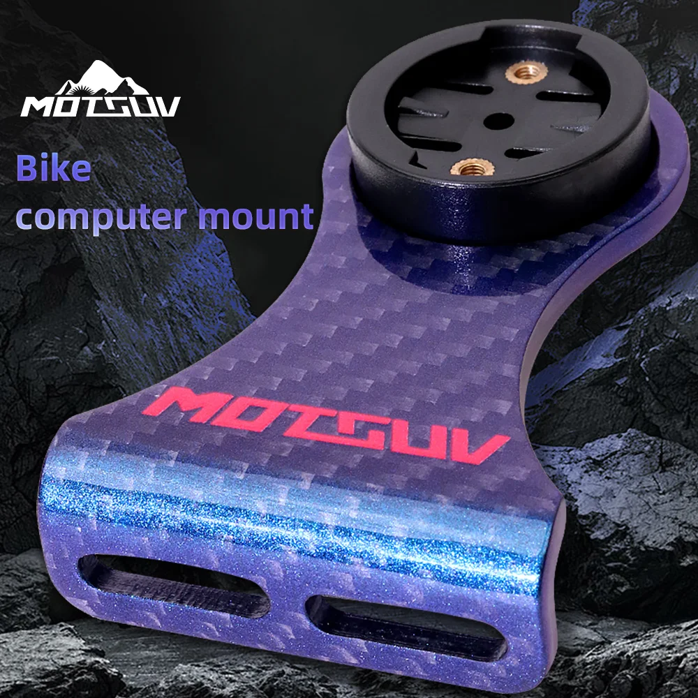 

MOTSUV Bicycle Stem Extension Chameleon Carbon Computer Mount Code Table Rack GPS Bike Computer Camera Light Holder Accessories