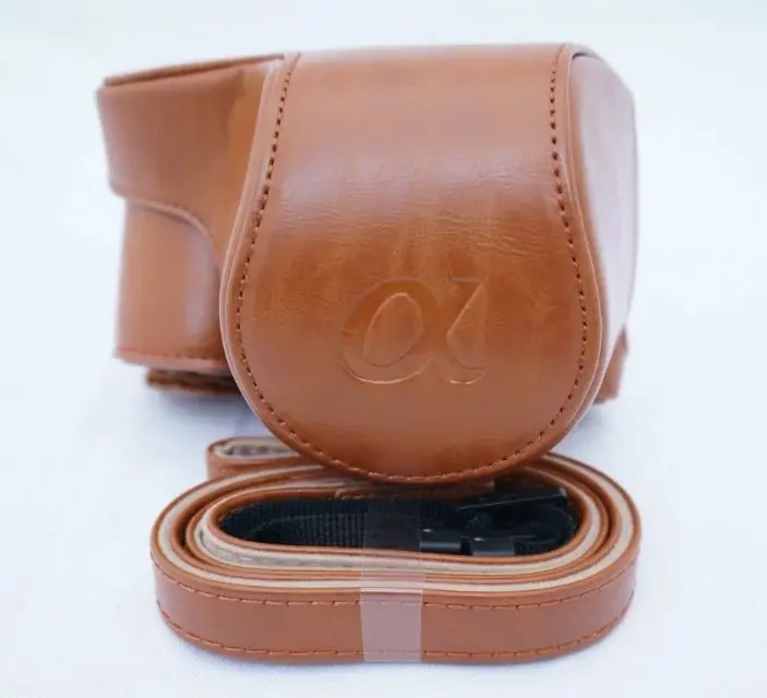 Чехол для видеокамеры, чехол из искусственной кожи, подходит для цифровых фотоаппаратов Sony ILCE-6400 A6400 ILCE-6300 A6300 ILCE-6000 A6000